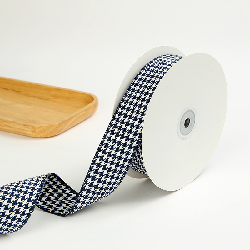 Moda mil pájaros plaid con cinta embalaje de regalo estilo inglés sub-cinta ropa tocados accesorios textiles cinta pic 7