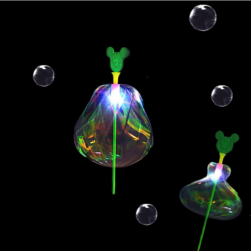 Ever-changing magic bubble sticks, ever-changing Twisty music ribbon magic sticks, bubble flower magic sticks, flashing and glowing sticks pic 7