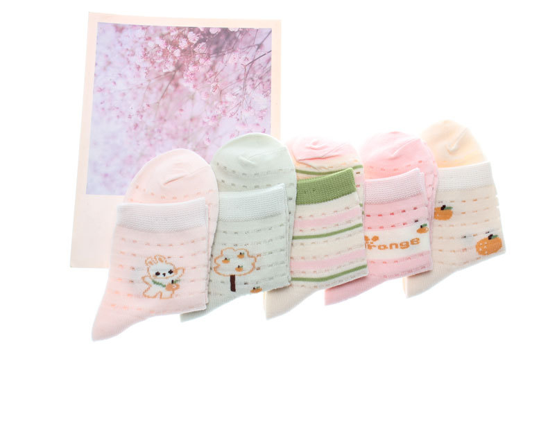 六指鼠儿童袜子男童棉袜春夏女童洞洞透气春秋网棉可爱婴儿宝宝袜详情10