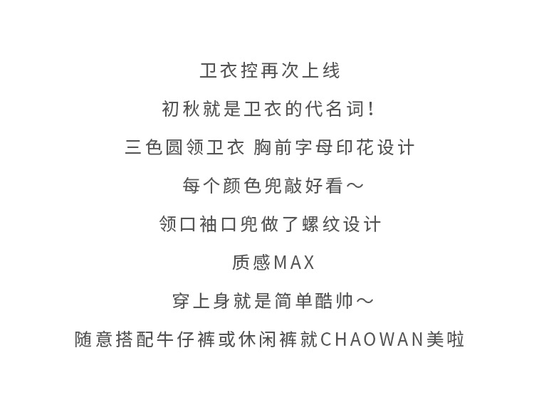 童酷儿童秋装2024湖州织里童装韩版宝宝上衣潮酷字母印花男童卫衣详情3
