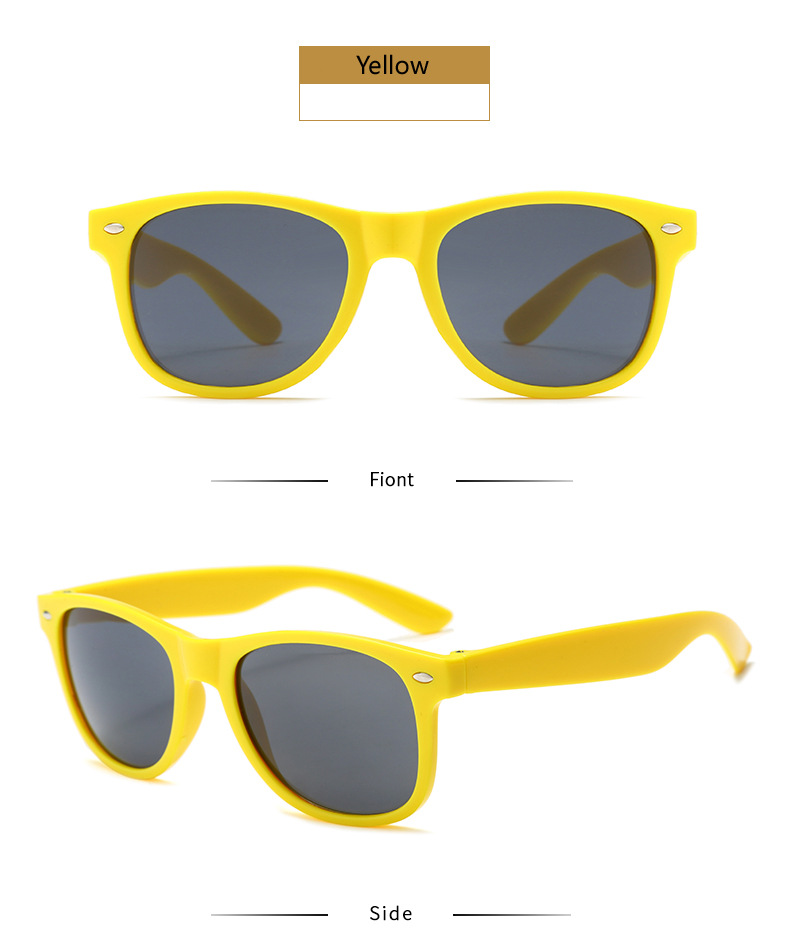 FDA cross-border rice nail sunglasses, customizable Logo promotional gift glasses, street style rainbow party sunglasses for both men and women pic 17
