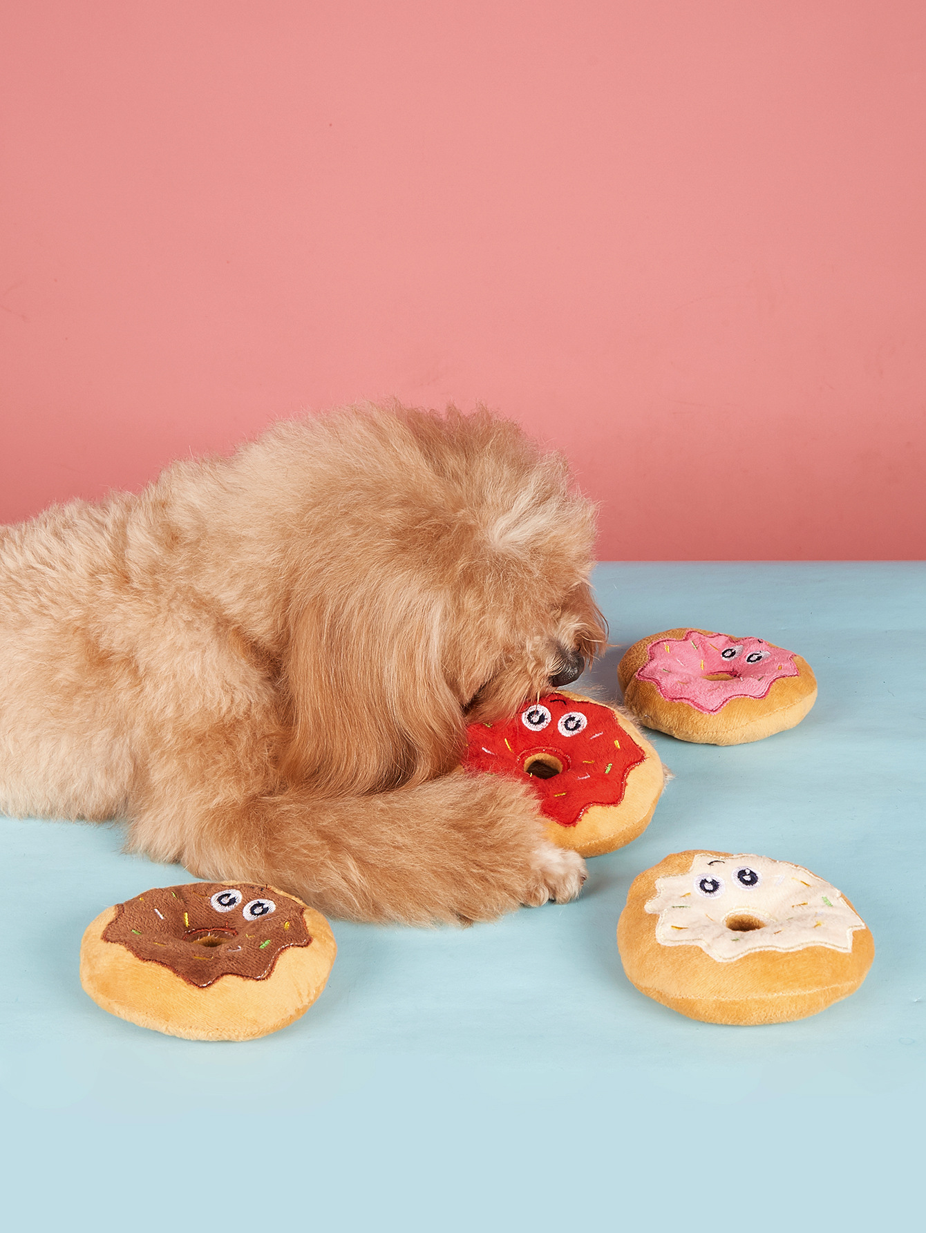 Cross-border dog toys, chewable teething doughnuts, vocal dolls, plush wholesale, hot-selling pet supplies on Amazon pic 18