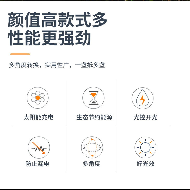 Solar-powered mosquito-killing lamp, a perfect tool for killing, catching and attracting mosquitoes. Outdoor courtyard garden rainproof ground lawn lamp pic 2