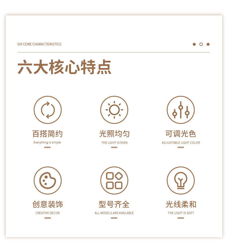 北欧现代简约风客厅酒吧 客房饭店卧室床头灯装饰台灯复古灯饰详情2