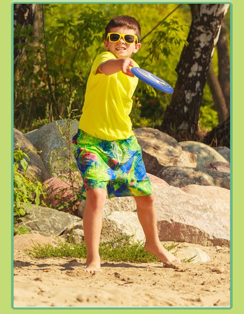 儿童飞盘软飞碟安全亲子互动室外运动玩具男女孩回旋镖软硅胶批发详情34