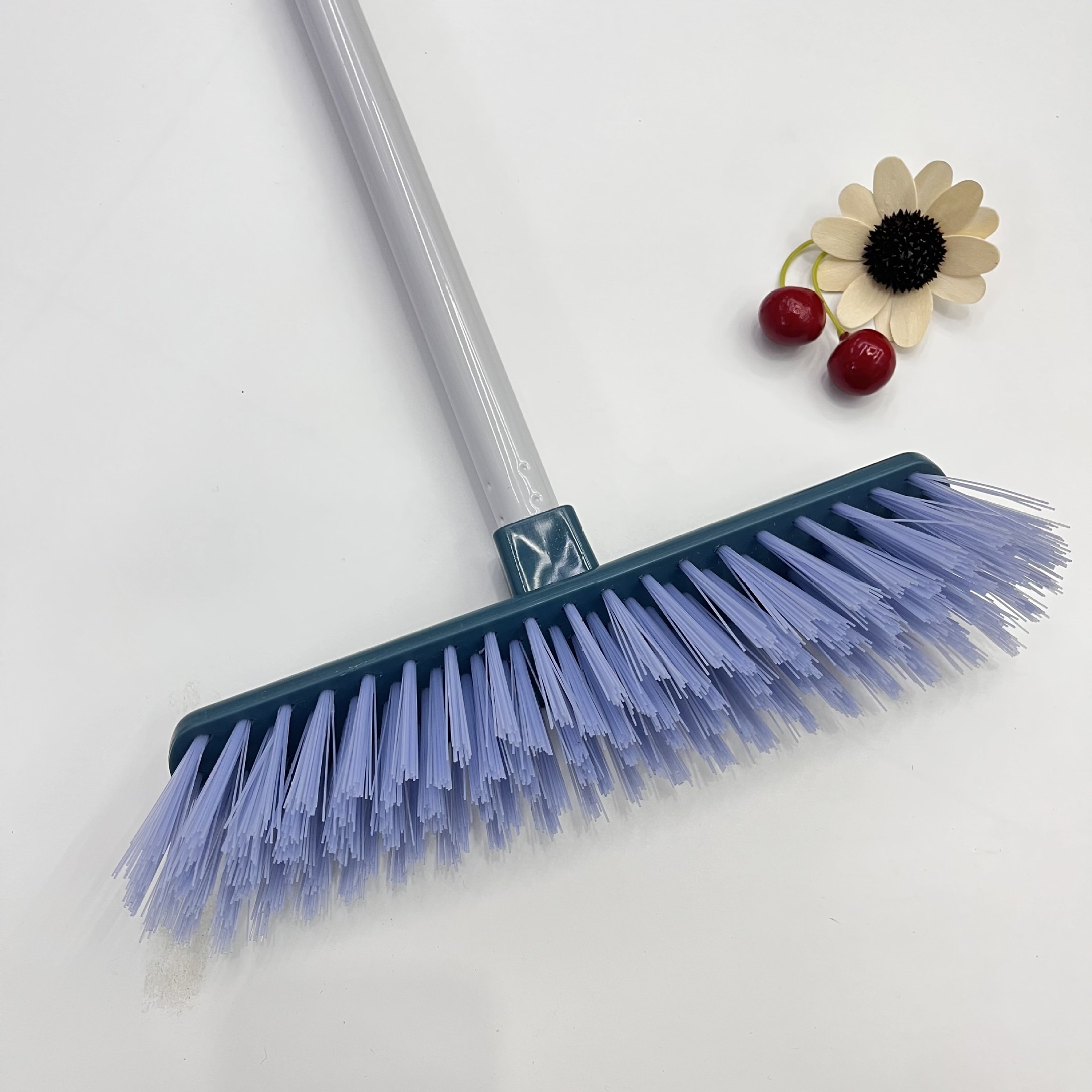 Long-handled hard-bristled floor brush, household bathroom, bathroom tiles, kitchen, outdoor floor brush, floor broom, cleaning brush pic 5