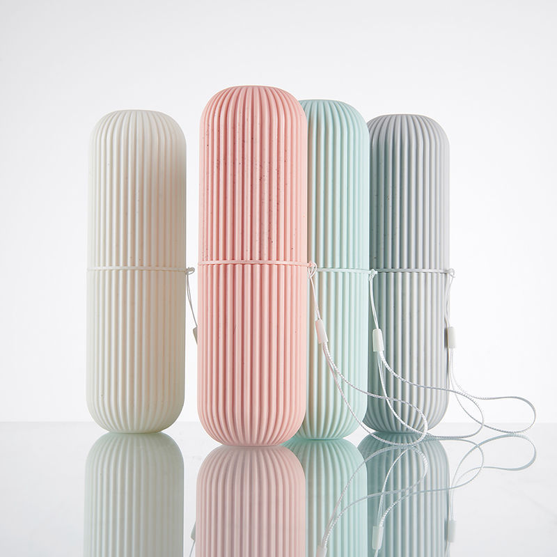 Simple toiletry and brushing cup, portable home travel bucket, creative and cute toothbrush cup, gift toothbrush case pic 1