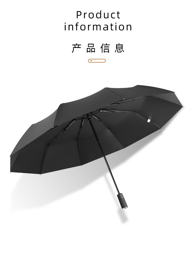 New fully automatic folding umbrella for men, large double, rice, suitable for both sunny and rainy weather, sunshade, sun protection and UV protection advertising umbrella pic 28