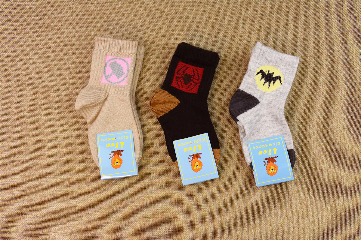 儿童羊绒袜 秋冬男女童保暖收口运动风儿童袜 冬季宝宝袜子详情3