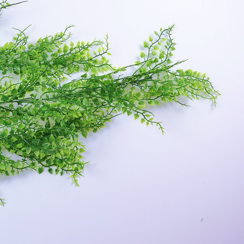 Artificial plants: Million heart vine, wall-hung green ivy, weeping willow, plant wall accessories, vines, artificial flowers, ceiling decoration, plastic leaves pic 12