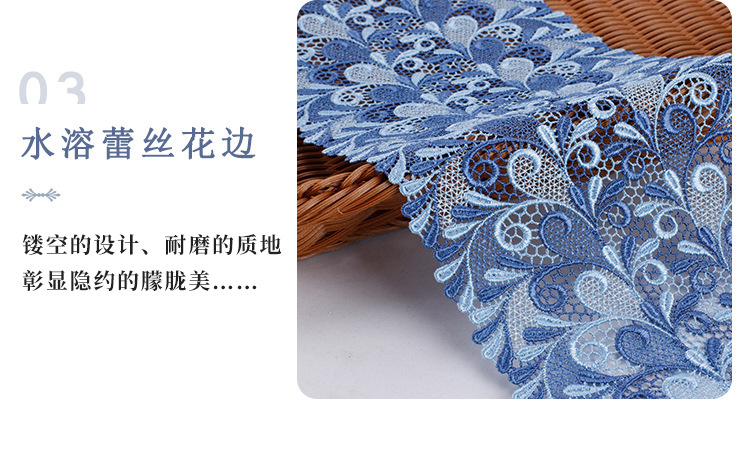 Best-selling three-dimensional embroidered, colorful flower mesh, embroidered curtains, clothing lace, lace fabric, lace accessories pic 10