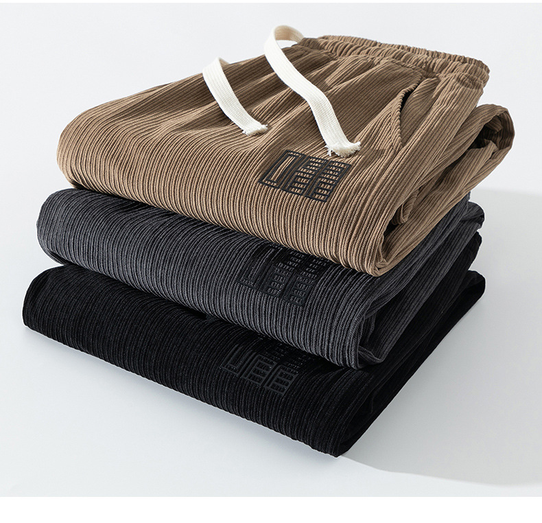 Pantalones hombre primavera otoño marca de moda holgada paquete de pies pantalones de estilo americano high street adolescente workwear casual pantalones deportivos pic 22