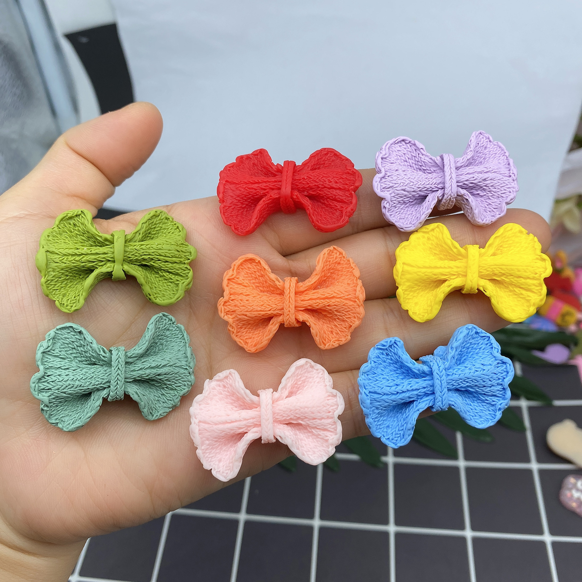 树脂配件饰品帽子贴片史莱姆内放DIY日韩风哑光笑脸厂家直销详情78