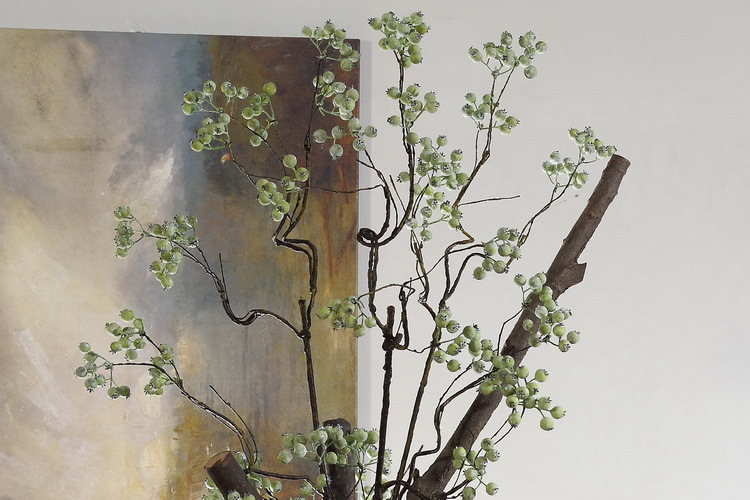 Dongli offers wholesale of grayish-white artificial berries with one-piece consignment, Chinese Zen-inspired ceramic vases for decoration and display, artificial flowers, wild fruits, and horse mulberry fruits pic 15