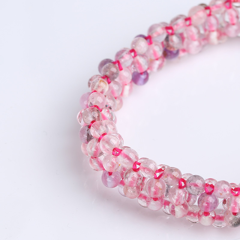 Super Seven Super hand-woven transparent Crystal Bracelet Jewelry for women, factory direct sales and wholesale for best friends pic 4