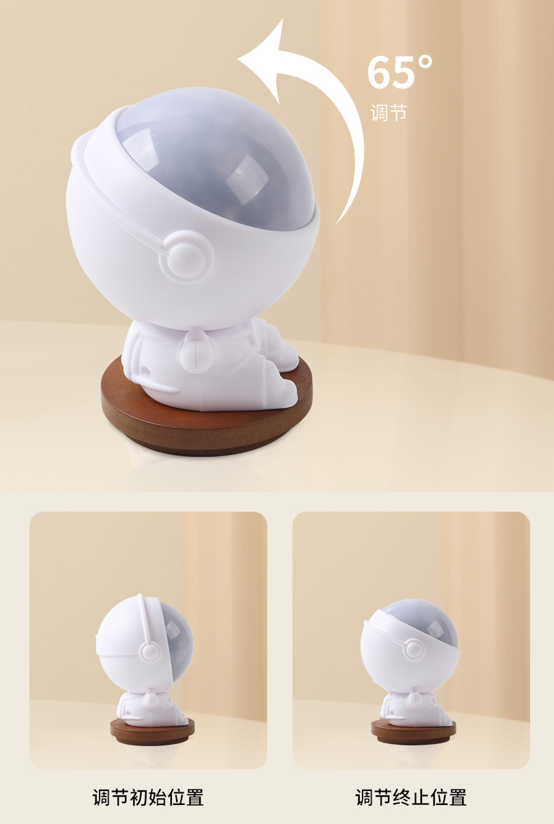 供應创意宇航员 星空灯投影灯 儿童生日礼物礼品多图案氛围小夜灯详情5