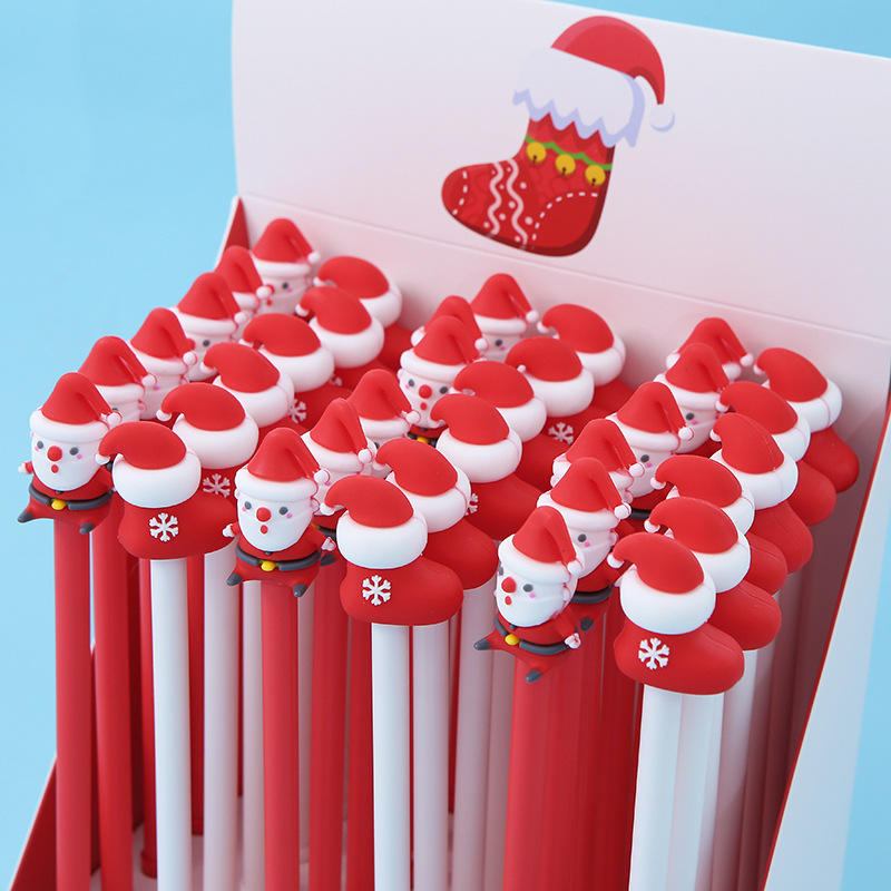 ZF2129 Cute and creative Christmas gel Pen, Cartoon Festival gift, signature pen, student stationery wholesale pic 19