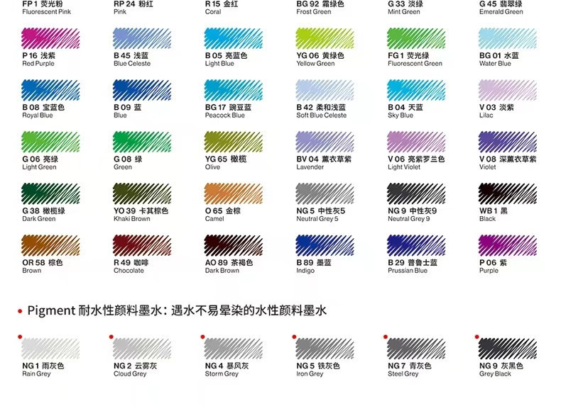 Bolígrafo mona aqua nuevo 60 colores pic 6