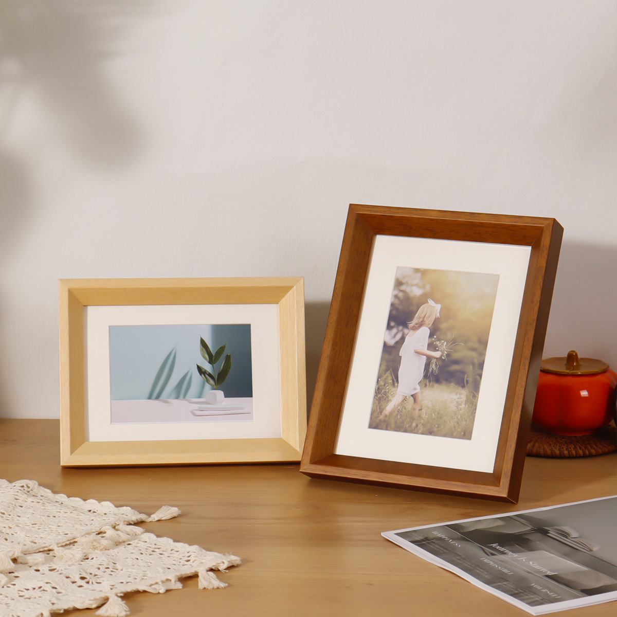简约木质相框摆台5寸6寸7寸8寸10寸A4画框挂墙照片墙影楼相框批发，相框，台式相框，相框摆台详情7