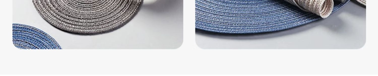 4片北欧ins风餐桌垫隔热垫家用西餐垫防烫茶杯垫圆形菜盘垫碗聂涅详情15