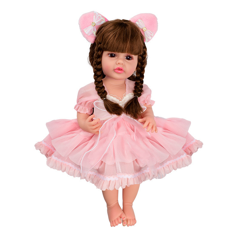 仿真娃娃工厂直销跨境新款60cm仿真婴儿重生娃娃全软胶洋娃娃玩偶详情21