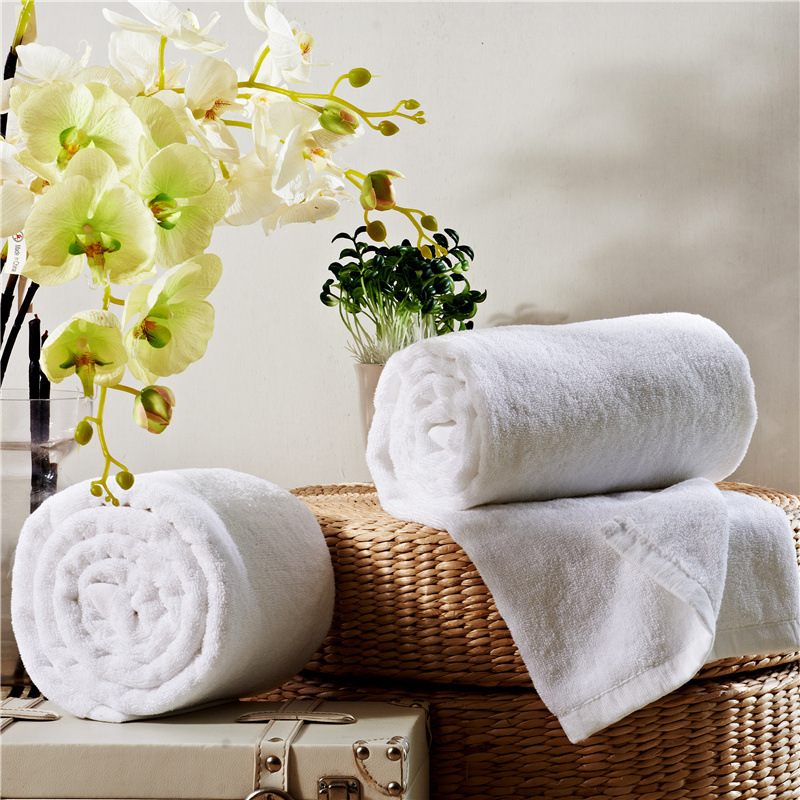 Factory supply of 16-count spiral plain woven pure cotton hotel towels, beauty salon bath towels, hotel and homestay wholesale square towels pic 53