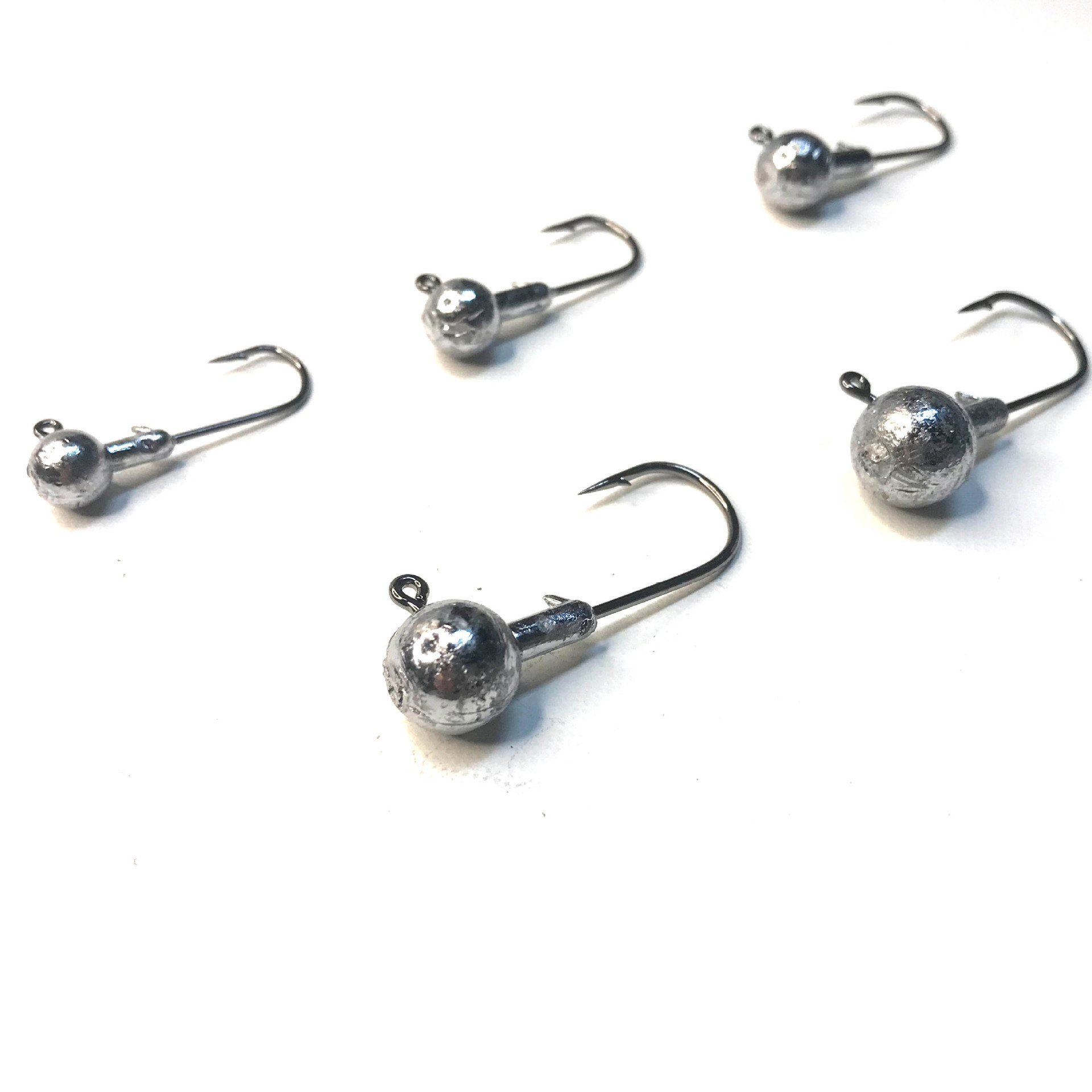 Donglejian natural color lead-head Hook silver set Affordable box set Fishhook, sea bass, mandarin fish, Fat Goluya pic 3