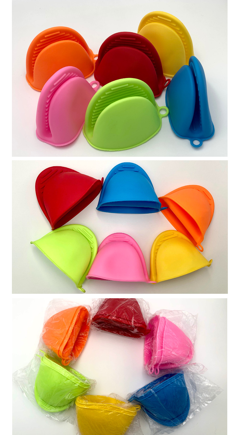 Kitchen anti-heat gloves, microwave heat-resistant gloves, oven baking high-temperature resistant gloves, anti-slip hand clamps for taking dishes and plates pic 14