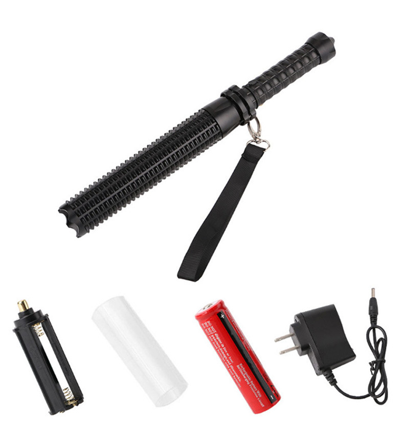 批发军led户外强光铝合金手电筒超亮可充电超长续航远射大功率灯详情11