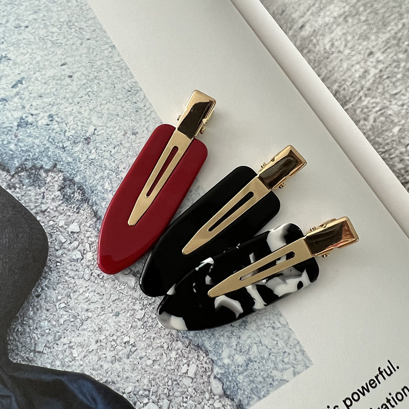 Korean version acetic acid invisible hair clip, side bangs clip, invisible hair clip, female Internet celebrity makeup top clip, invisible clip headwear pic 2