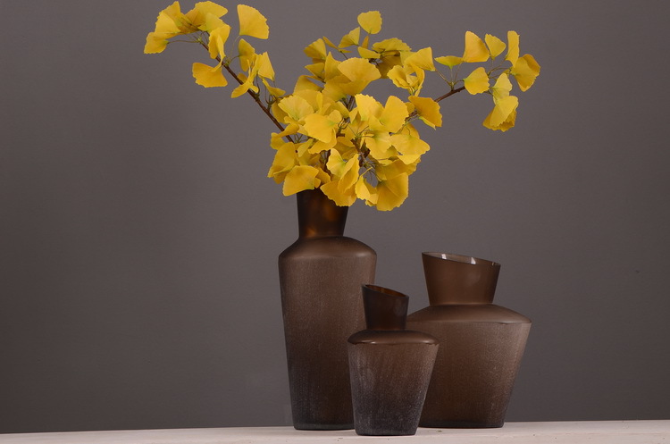 Dongli yellow artificial leaves, artificial ginkgo leaves, artificial trees, engineering landscaping, wedding decoration, artificial branches, Nordic artificial plant leaves pic 19