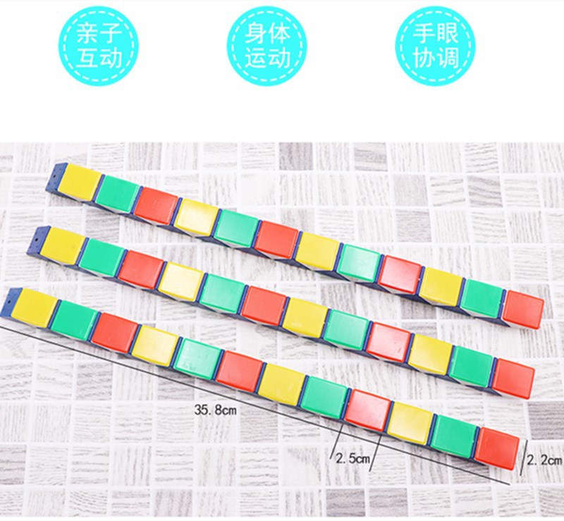 The manufacturer supplies 24-section magic rulers and magic strips of intelligence toys. Wholesale store of intelligence magic rulers for two yuan pic 1