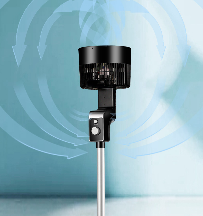 Air fan, household floor fan, stand and stand dual-purpose fan, bottom noise, left and right shaking, remote control, timed air circulation fan pic 18