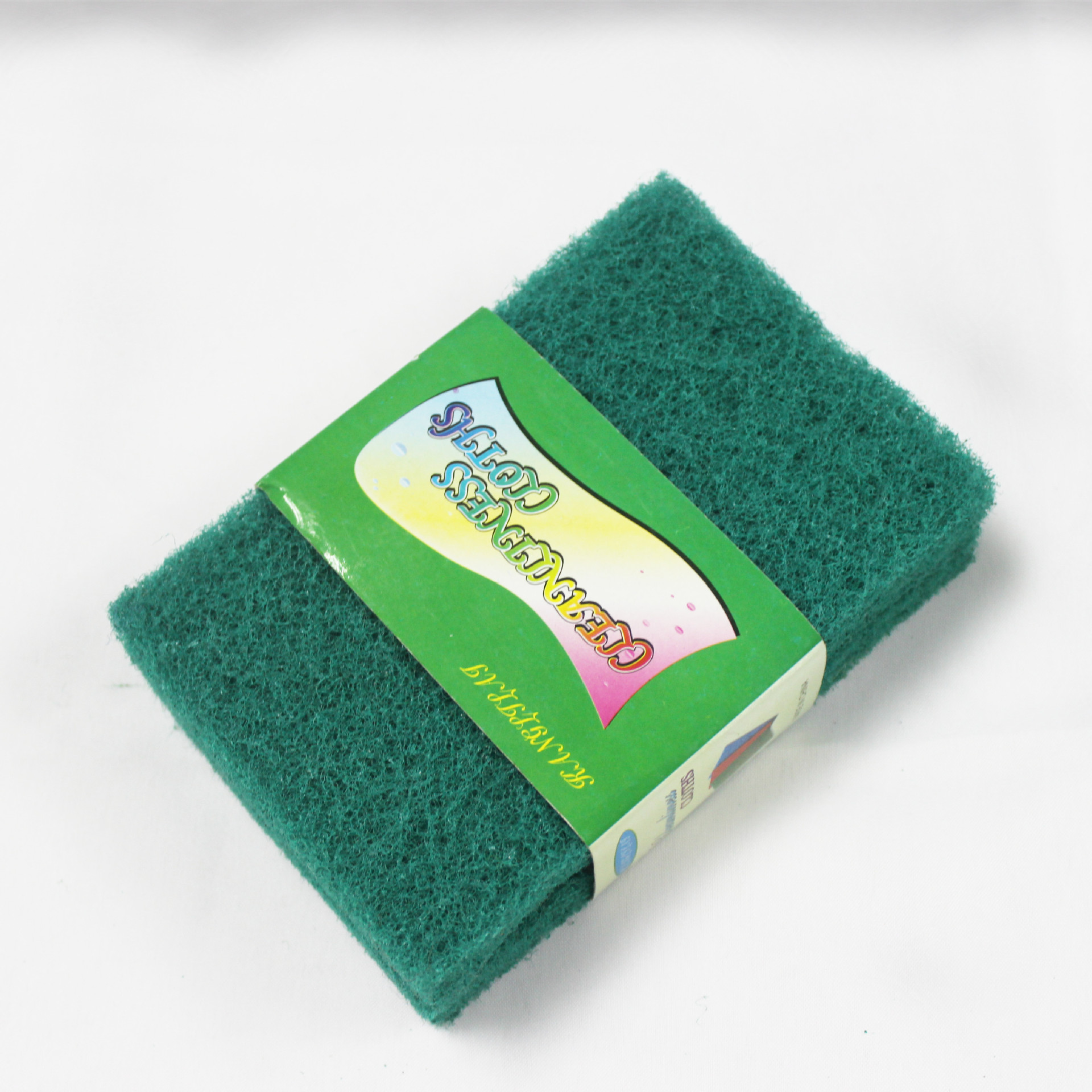 Yijingjie Baili thickened non-irritating hand cleaning cloths, scouring pads, kitchen cleaning supplies, and dark green dishcloths are on wholesale sale pic 3
