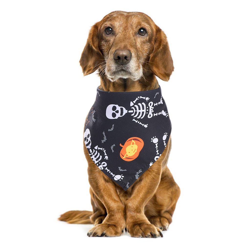 Pet scarf, Halloween pet saliva towel, cat decorative scarf, scarf, dog single-layer cute triangular scarf pic 16