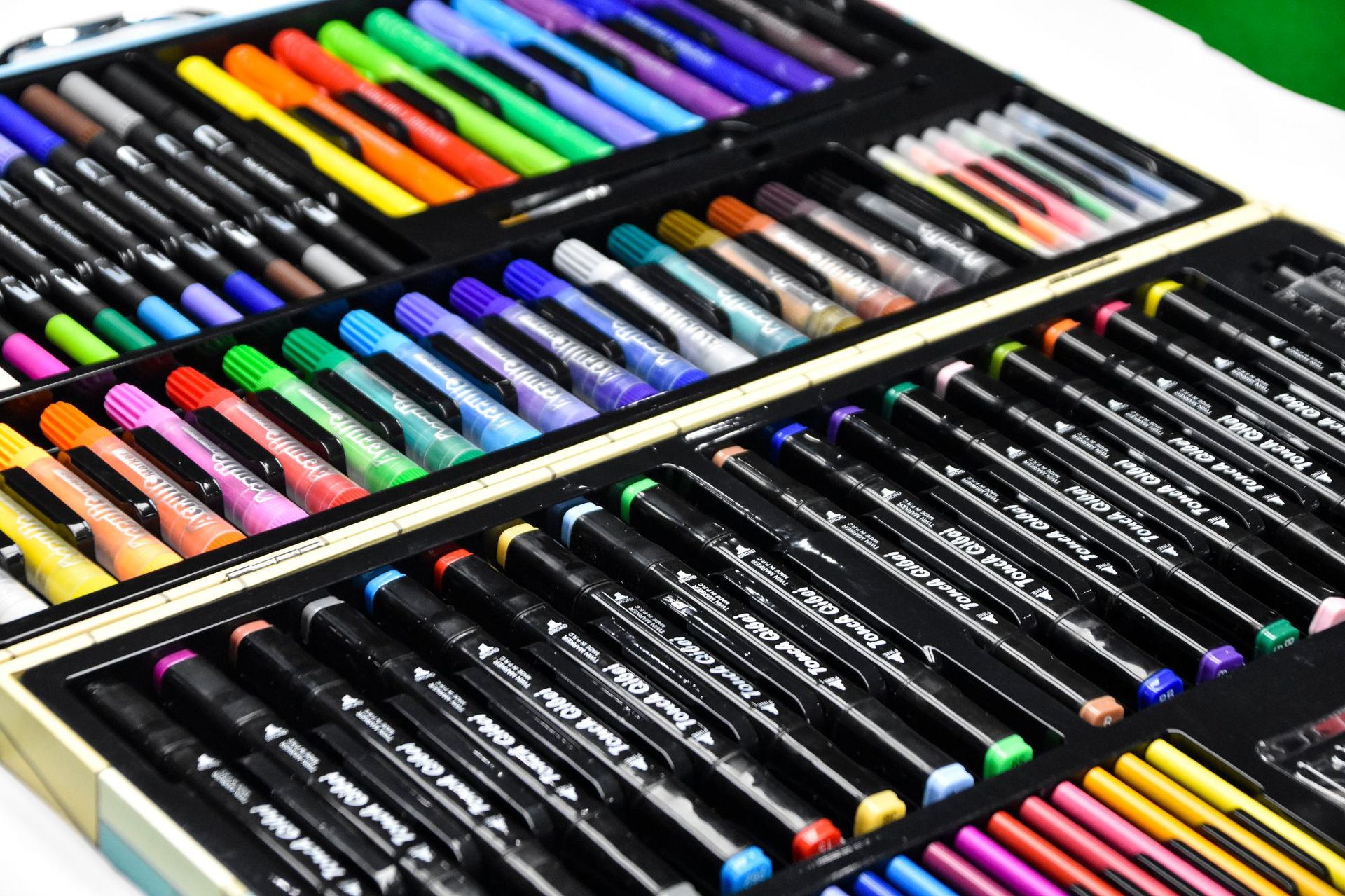 61儿童节礼物比鲁斯联名156PCS小学生水彩画笔精美礼盒套装详情5