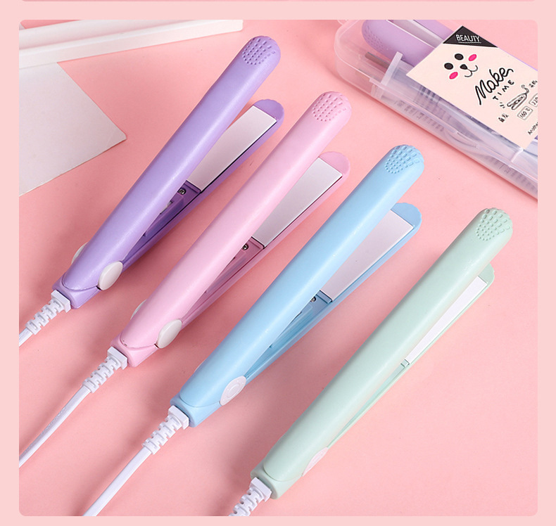 迷你卷发棒直发器便携式直发夹直卷两用夹板学生宿舍蓬松刘海夹板                              详情10