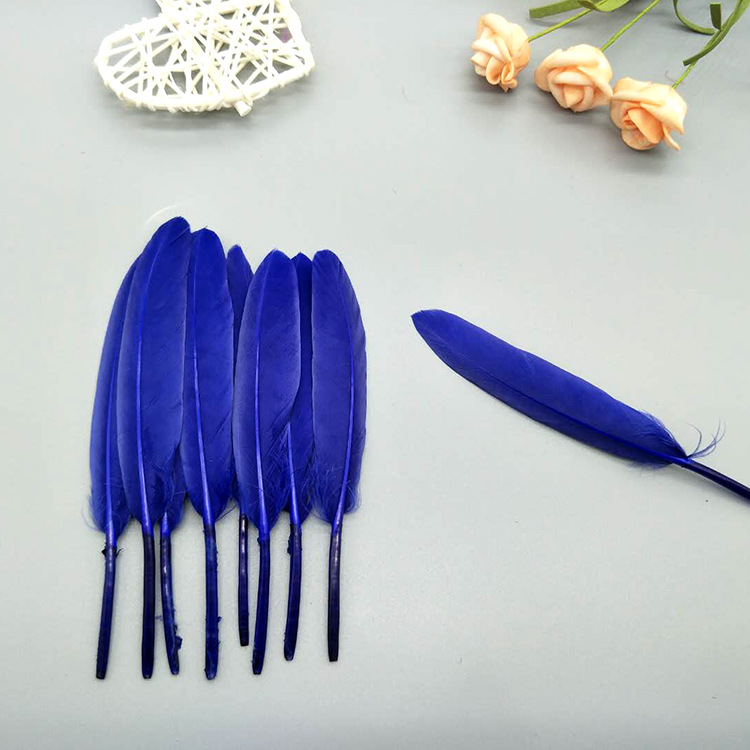 The manufacturer wholesales large quantities of goose feathers, small straight knives, colorful feathers, DIY kindergarten handcrafted materials, earrings, accessories, and goose feathers pic 26