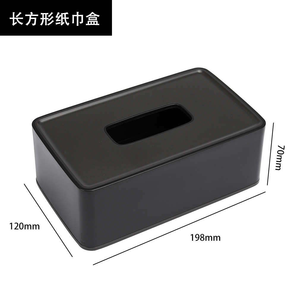 Venta directa de fábrica habitación de hotel bandeja de plástico ABS caja de consumibles caja de papel tisú bandeja de té soporte de taza toalla bandeja kit pic 4