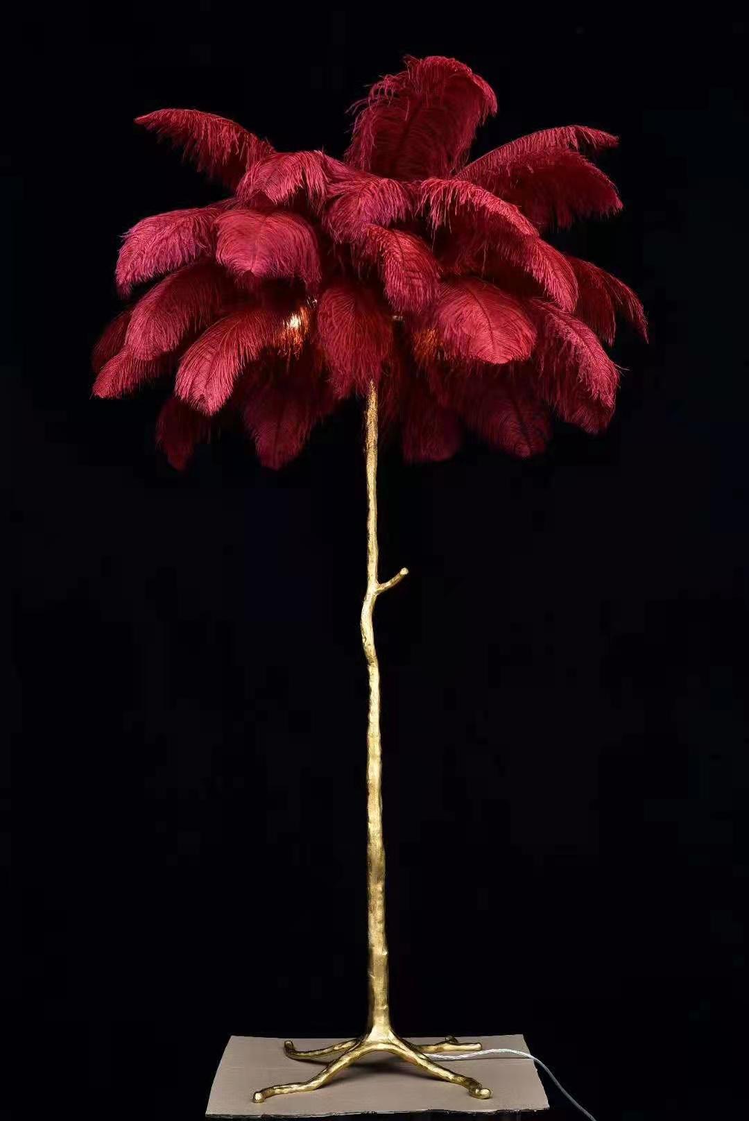 The manufacturer has 75-80 thick ostrich feathers in stock for wedding decoration, home furnishings and carnival, with a variety of colorful feathers pic 34