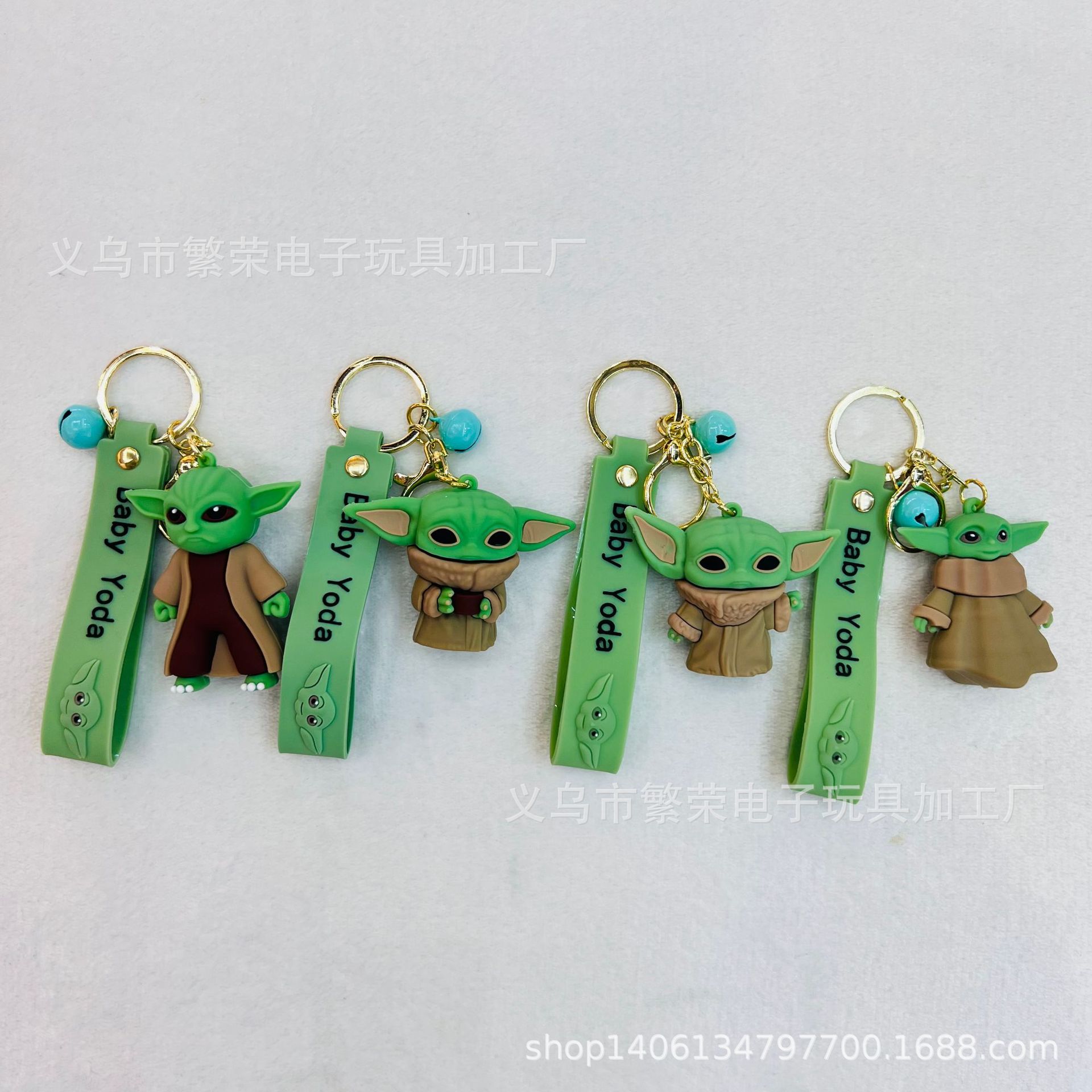 星球大战曼达钥匙链洛人尤达宝宝创意钥匙挂件包包玩偶挂饰钥匙扣详情1