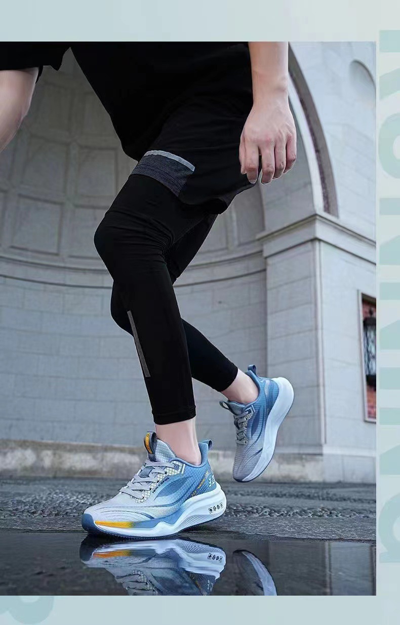 一件代发秋冬季新款超轻跑鞋运动鞋透气减震软底学生轻便跑步男鞋详情4