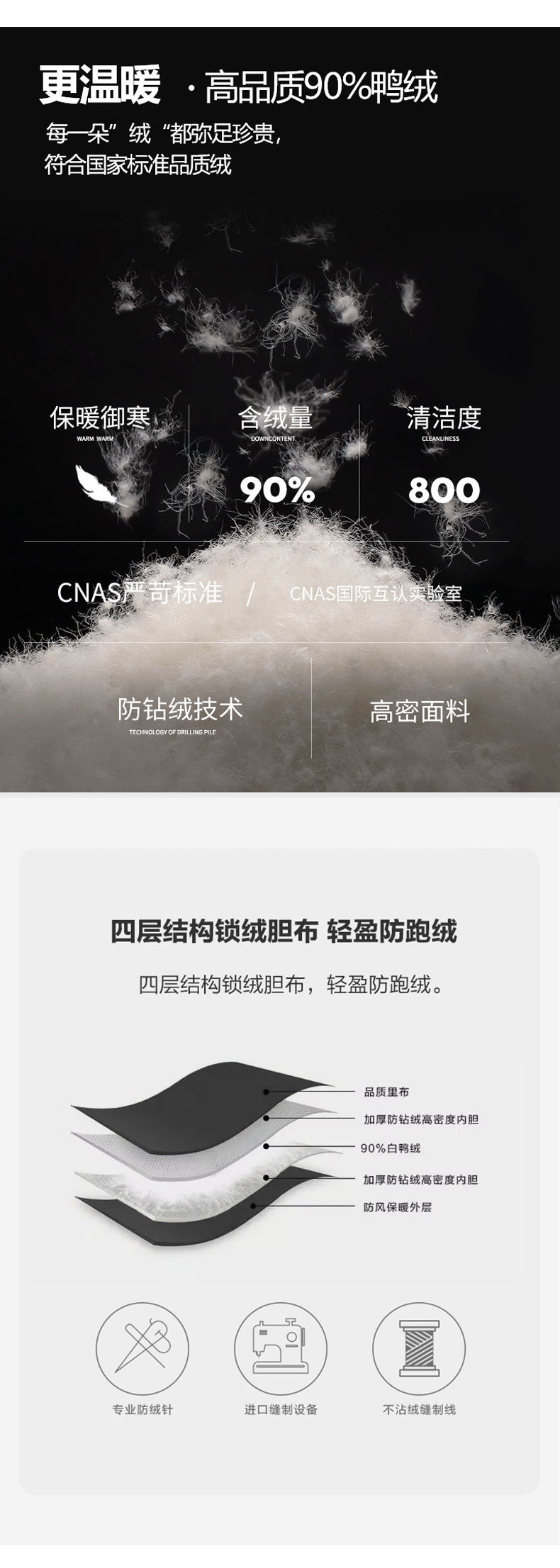 Jiazehua 2022 New 90-down quilt style down jacket for women, knee-length, loose, thick and hooded, warm for women pic 7