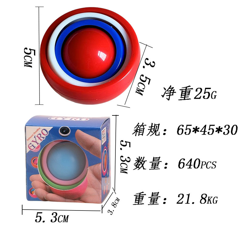 亚马逊热卖3D指尖万向数字陀螺益智陀螺fidget Gyroscope厂家直销详情1