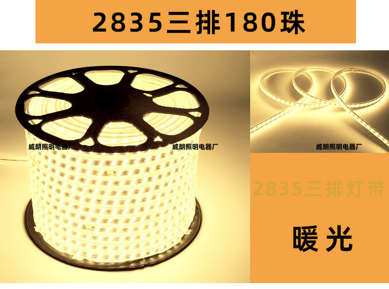Высокое давление 5050/rgb2835 неоновая водонепроницаемая 220v мягкая силиконовая лампа с оптовой внешней полосой 5730 pic 8