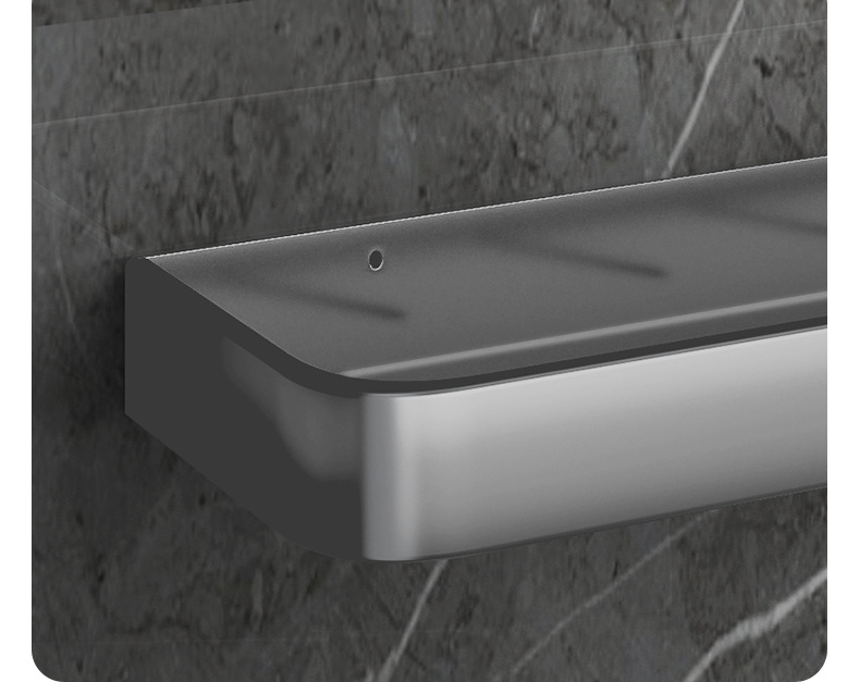 Non-drilling bathroom storage rack, wall-mounted bathroom rack, toilet and washroom wall, bathroom washbasin storage rack pic 13