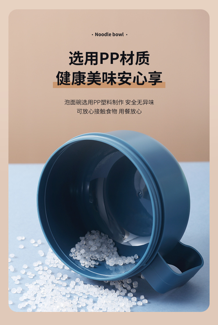 学生宿舍泡面碗便携饭盒带盖便当盒上班神器密封隔热方便面快餐杯详情7