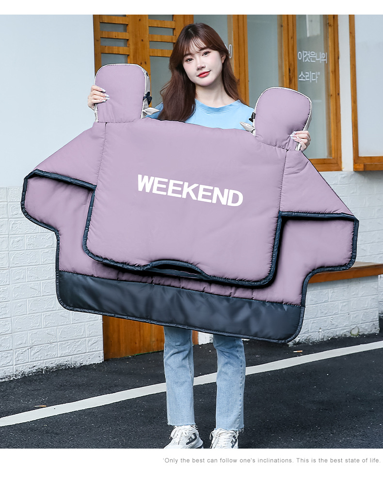 冬款印花防水挡风被侧翼加绒款电瓶车防风被冬季加绒加厚防风罩详情17