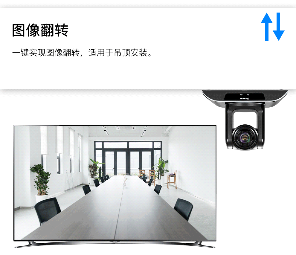 High-definition video conferencing camera, 20x optical zoom, USB driver-free computer live streaming pic 4