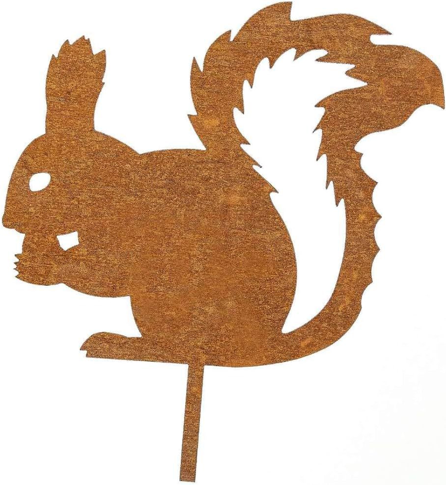 跨境新款创意生锈动物剪影立体庭院地插装饰花园摆件户外插件雕塑详情23